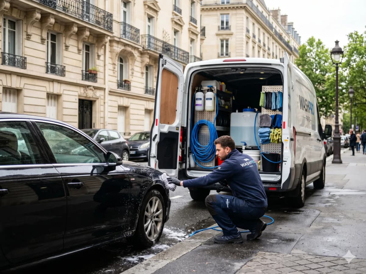 Service de lavage auto mobile à domicile